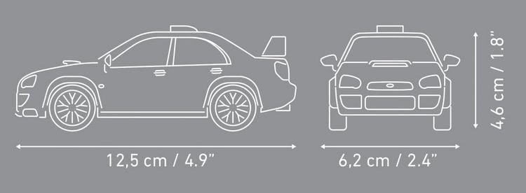 Produktbild: COBI 24650 - Subaru Impreza WRC 2003, Bausatz 1:35, 88 Klemmbausteine