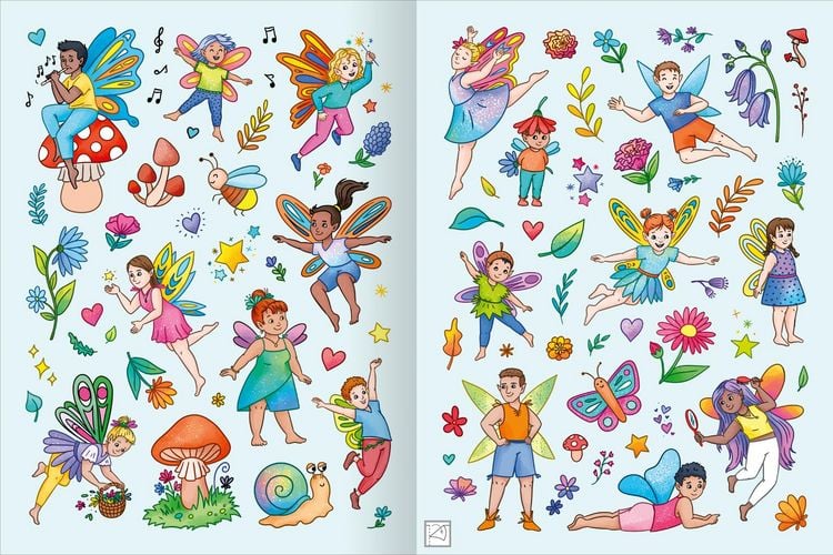 Produktbild: Mein schillerndes Stickerheft &ndash; Fantastische Feenwelt
