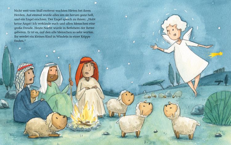 Produktbild: Die Weihnachtsgeschichte (Pappbilderbuch)