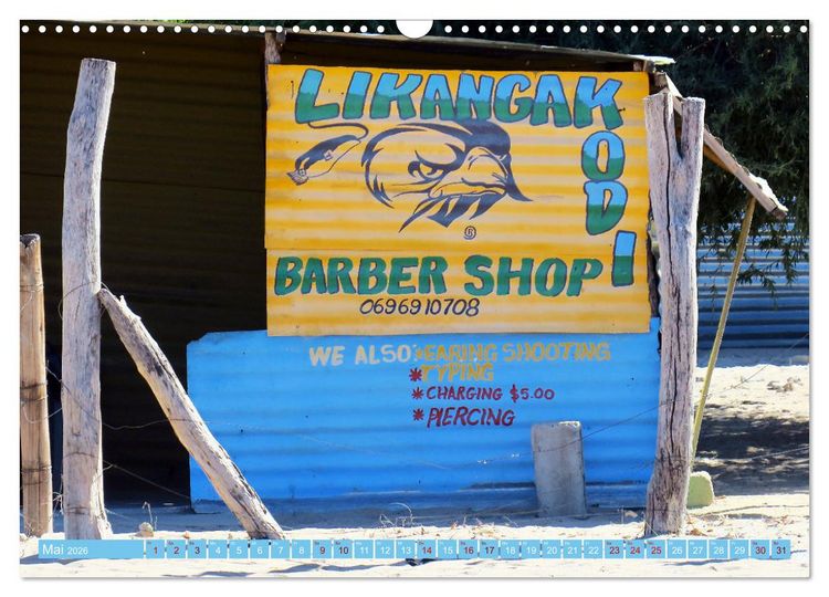 Produktbild: Barbershops in Afrika (Wandkalender 2026 DIN A3 quer), CALVENDO Monatskalender