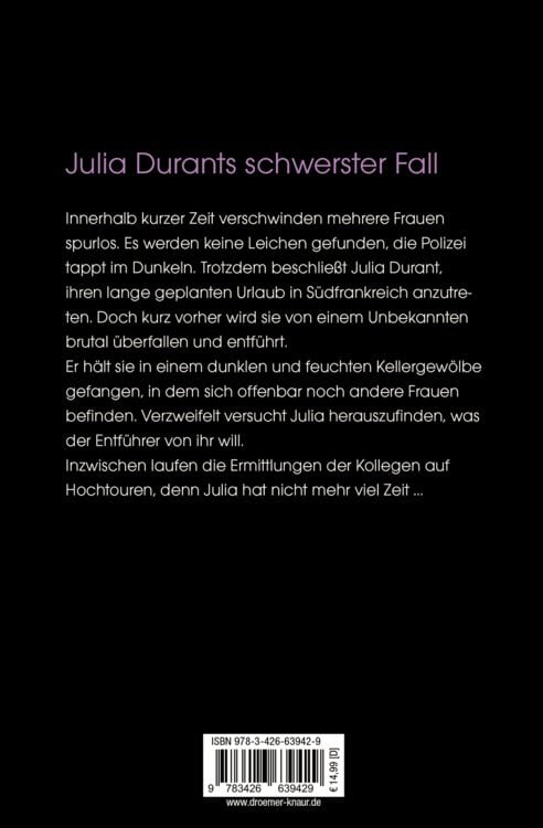 Produktbild: M&ouml;rderische Tage / Julia Durant Band 11