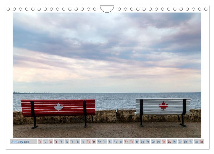 Produktbild: Ontario Canada, Lake Huron and Georgian Bay (Wall Calendar 2026 DIN A4 landscape), CALVENDO 12 Month Wall Calendar