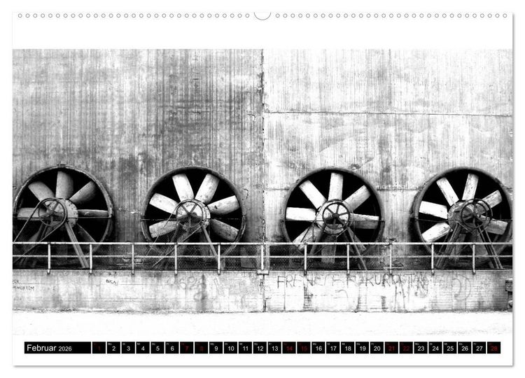 Produktbild: LaPaDu-H&uuml;ttenwerk Duisburg (hochwertiger Premium Wandkalender 2026 DIN A2 quer), Kunstdruck in Hochglanz