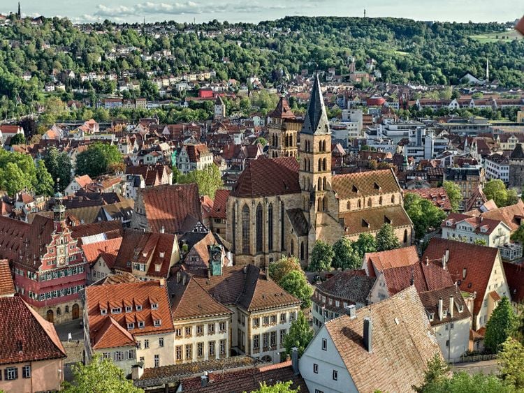 Produktbild: CALVENDO Puzzle Altstadt Esslingen am Neckar | 1000 Teile Lege-Gr&ouml;&szlig;e 64 &times; 48 cm Foto-Puzzle f&uuml;r gl&uuml;ckliche Stunden