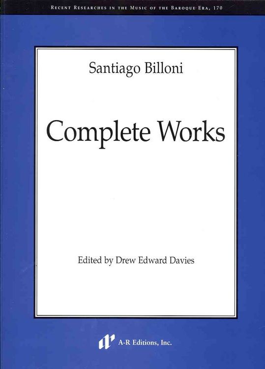 Produktbild: Santiago Billoni, Complete Works
