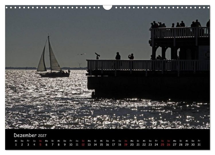 Produktbild: An der Nordseek&uuml;ste... (Wandkalender 2027 DIN A3 quer), CALVENDO Monatskalender