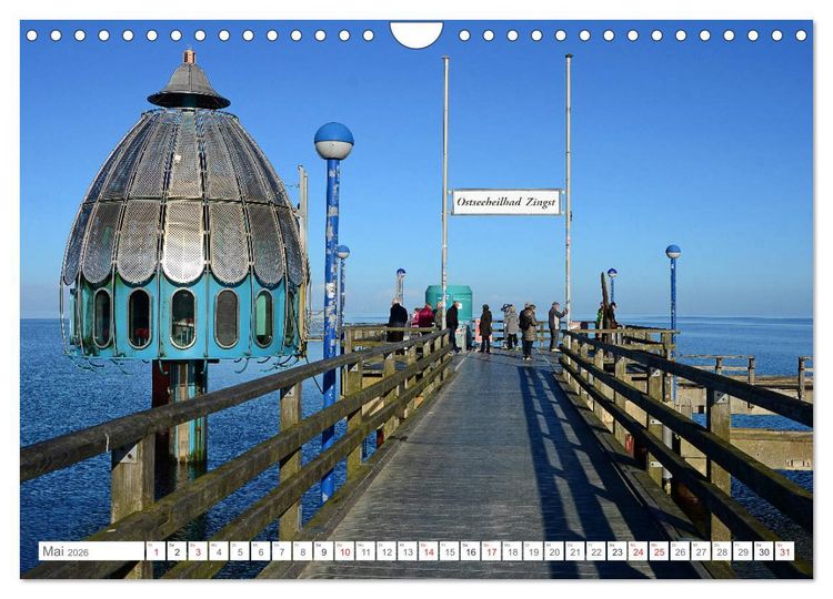 Produktbild: Faszination Fischland-Dar&szlig;-Zingst (Wandkalender 2026 DIN A4 quer), CALVENDO Monatskalender