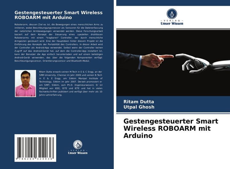 Produktbild: Gestengesteuerter Smart Wireless ROBOARM mit Arduino
