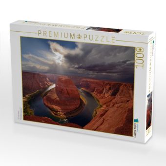 Produktbild: CALVENDO Puzzle Horseshoe Bend | 1000 Teile Lege-Gr&ouml;&szlig;e 64x48cm Foto-Puzzle f&uuml;r gl&uuml;ckliche Stunden