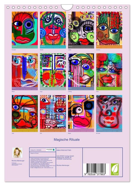 Produktbild: Magische Rituale (Wandkalender 2026 DIN A4 hoch), CALVENDO Monatskalender
