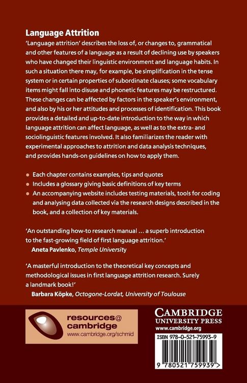 Produktbild: Language Attrition
