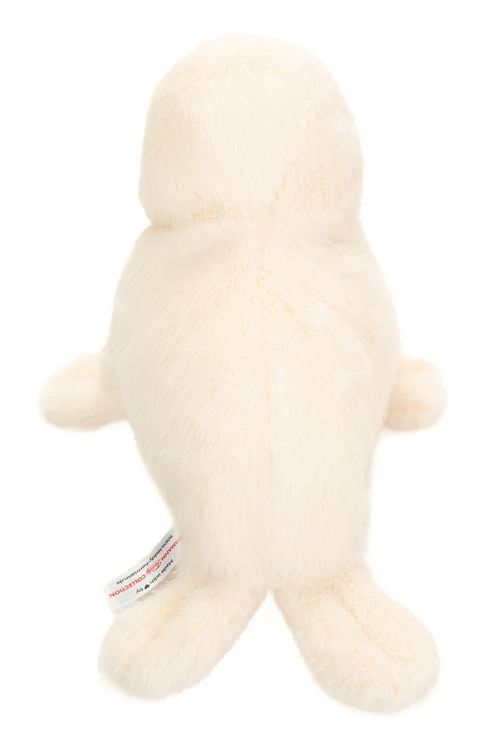 Produktbild: Teddy Hermann 90041 - Robbe wei&szlig;, Pl&uuml;sch, L&auml;nge: 25 cm