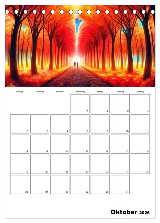 Produktbild: Neonlicht Familienplaner (Tischkalender 2026 DIN A5 hoch), CALVENDO Monatskalender
