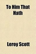 Produktbild: To Him That Hath