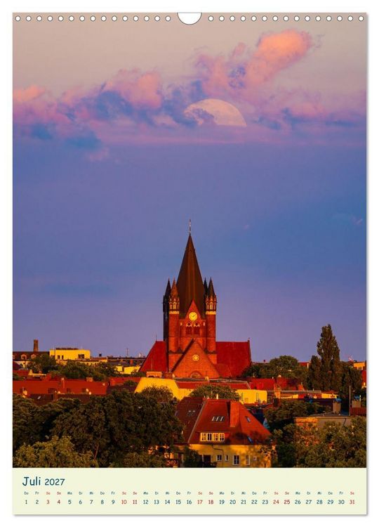 Produktbild: Halle/Saale - Meine Stadt im Licht (Wandkalender 2027 DIN A3 hoch), CALVENDO Monatskalender