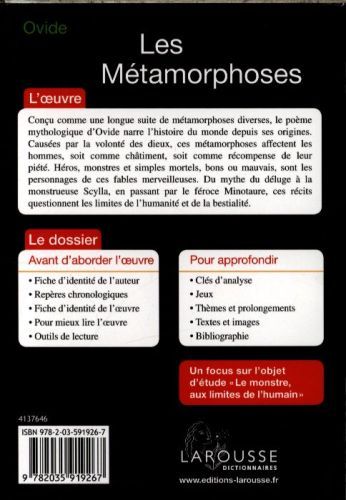 Produktbild: Les M&eacute;tamorphoses