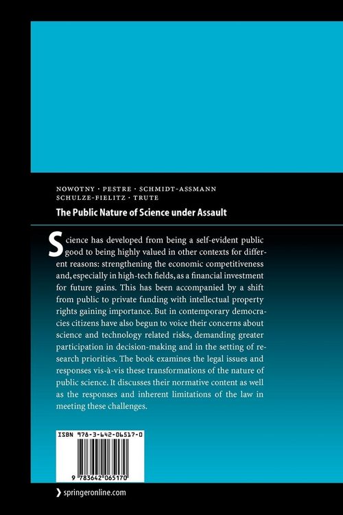 Produktbild: The Public Nature of Science under Assault