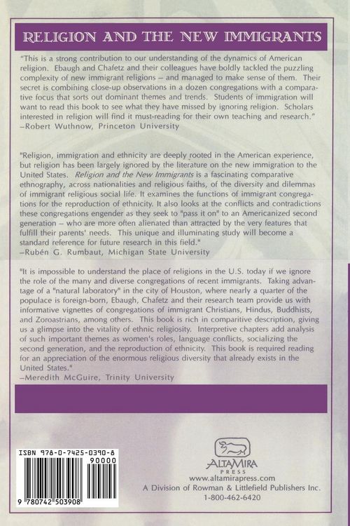 Produktbild: Religion and the New Immigrants