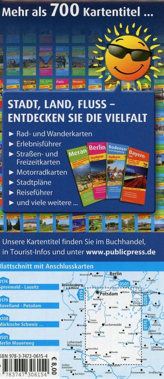 Produktbild: Teltow - Fl&auml;ming, K&ouml;nigs Wusterhausenm Luckenwalde - J&uuml;terbog 1:100 000