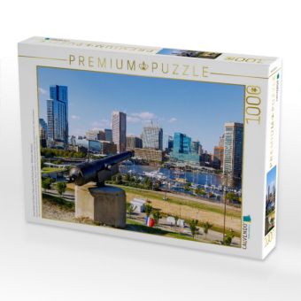 Produktbild: CALVENDO Puzzle Inner Harbor mit Historic Ships und World Trade Center - Baltimore, Maryland | 1000 Teile Lege-Gr&ouml;&szlig;e 64x48cm Foto-Puzzle f&uuml;r gl&uuml;cklich