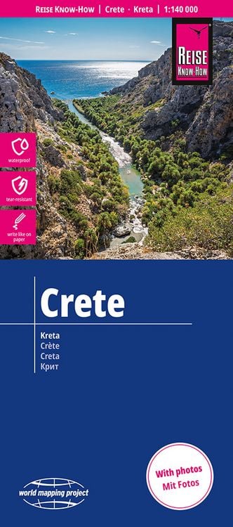 Produktbild: Reise Know-How Landkarte Kreta | Crete (1:140.000)