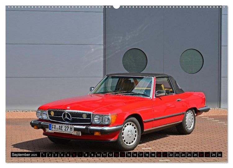 Produktbild: Ein Stern f&uuml;r Amerika - Mercedes Benz 560 SL (Wandkalender 2025 DIN A2 quer), CALVENDO Monatskalender