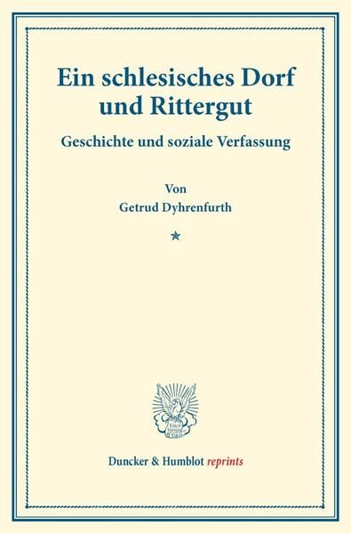 Produktbild: Ein schlesisches Dorf und Rittergut.