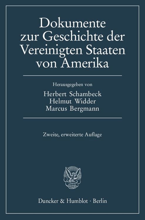 Produktbild: Dokumente zur Geschichte der Vereinigten Staaten von Amerika.