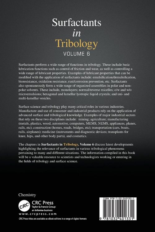 Produktbild: Surfactants in Tribology, Volume 6