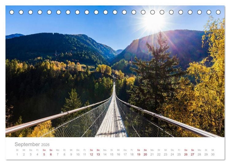 Produktbild: TRAUMZIELE DER SCHWEIZ Impressionen (Tischkalender 2026 DIN A5 quer), CALVENDO Monatskalender