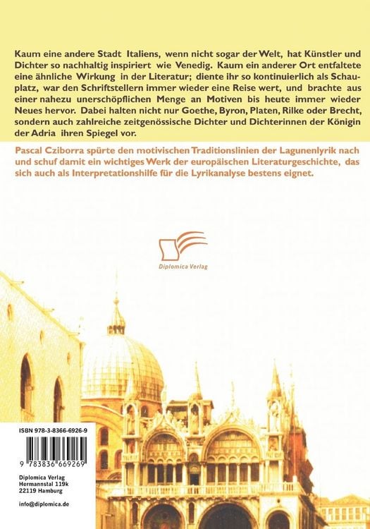 Produktbild: Lagunenlyrik - Venedig im Spiegel der Dichtung