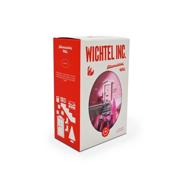 Produktbild: Wichteltür-Set, 11-teilig "Glitzerwichtel Welt"