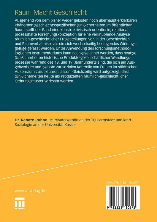 Produktbild: Raum Macht Geschlecht