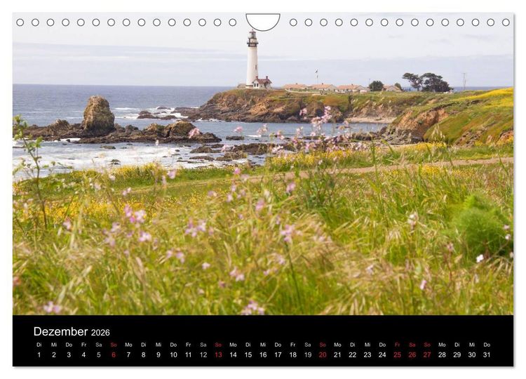 Produktbild: Monterey California (Wandkalender 2026 DIN A4 quer), CALVENDO Monatskalender