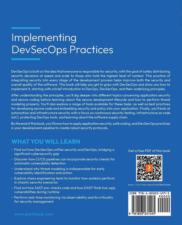 Produktbild: Implementing DevSecOps Practices