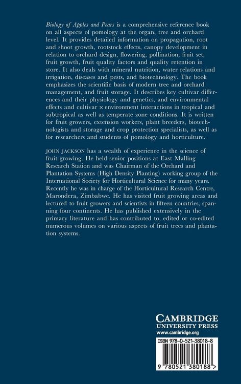 Produktbild: The Biology of Apples and Pears