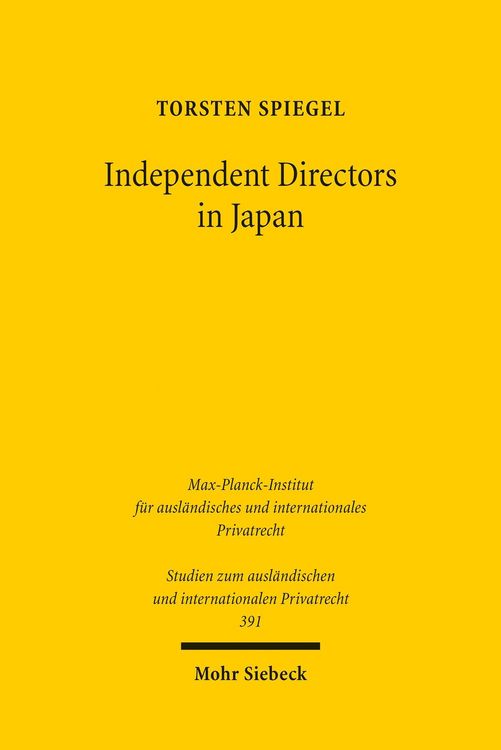 Produktbild: Independent Directors in Japan