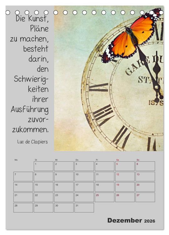 Produktbild: Motivationshilfe (Tischkalender 2026 DIN A5 hoch), CALVENDO Monatskalender