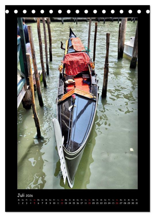 Produktbild: Venedig (Tischkalender 2026 DIN A5 hoch), CALVENDO Monatskalender
