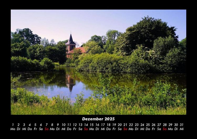 Produktbild: Landschaftskalender 2025 Fotokalender DIN A3