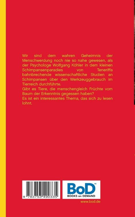Produktbild: &Uuml;ber Menschenaffen, Tierseele und Menschenseele