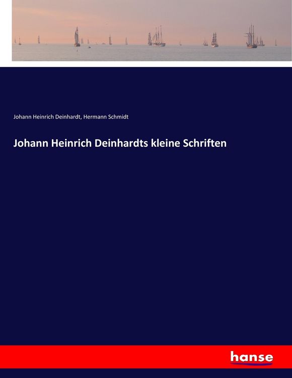 Produktbild: Johann Heinrich Deinhardts kleine Schriften