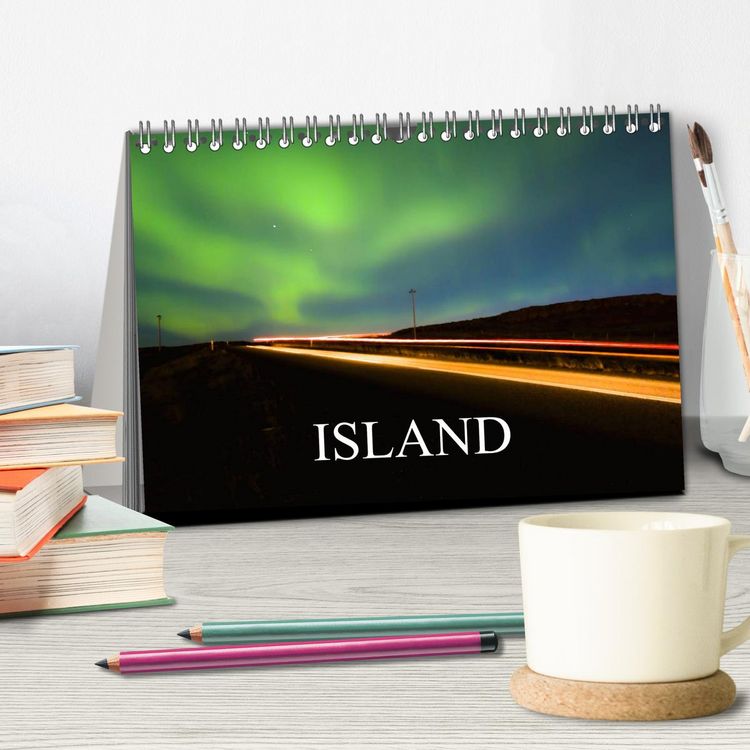 Produktbild: Island (Tischkalender 2026 DIN A5 quer), CALVENDO Monatskalender