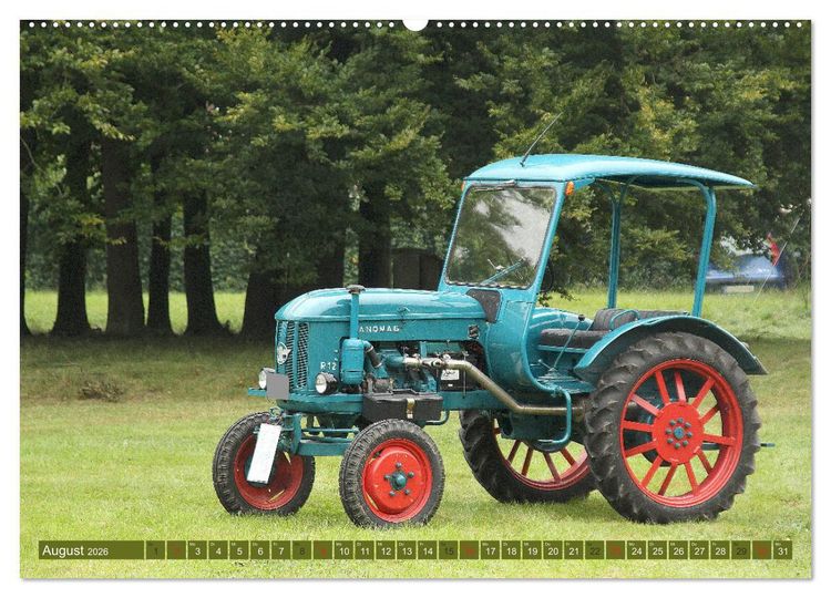 Produktbild: Traktoren - Altgediente Veteranen (Wandkalender 2026 DIN A2 quer), CALVENDO Monatskalender