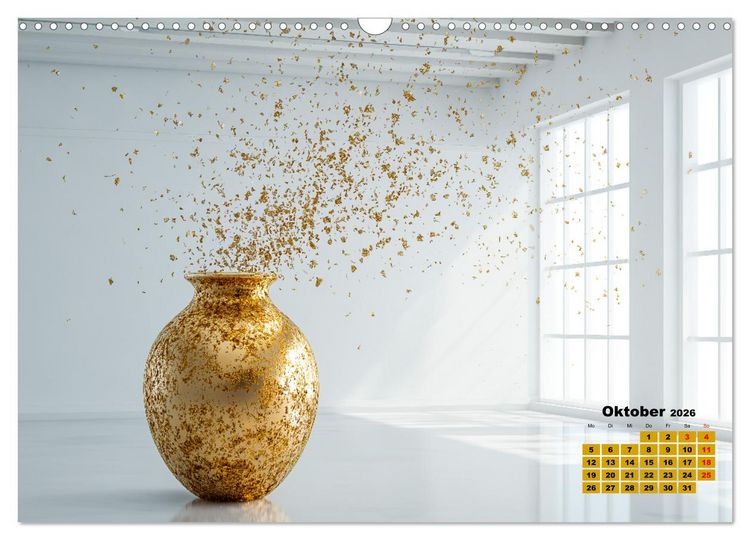 Produktbild: Wir schenken uns nichts zu Weihnachten - Kunst Geschenkkalender (Wandkalender 2026 DIN A3 quer), CALVENDO Monatskalender