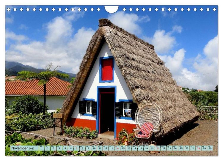 Produktbild: THE ISLAND OF MADEIRA (Wall Calendar 2027 DIN A4 landscape), CALVENDO 12 Month Wall Calendar