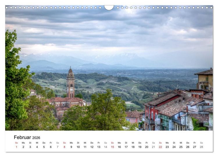 Produktbild: Piemont - bellissimo 2026 (Wandkalender 2026 DIN A3 quer), CALVENDO Monatskalender