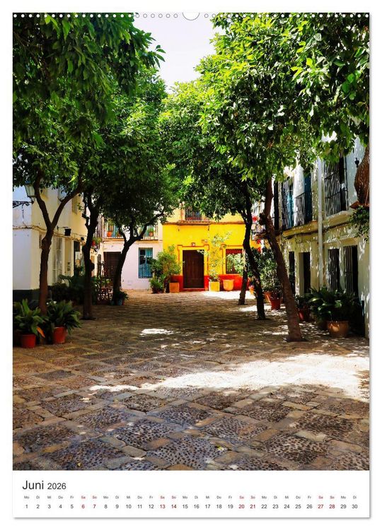 Produktbild: Andalusien - Malerische Gassen (Wandkalender 2026 DIN A2 hoch), CALVENDO Monatskalender