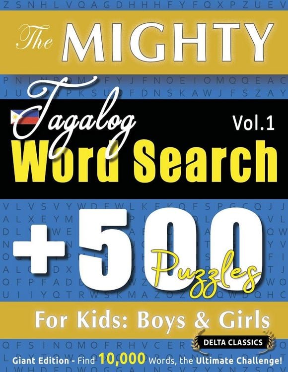 Produktbild: The Mighty Tagalog Word Search - 500 Puzzles For Kids