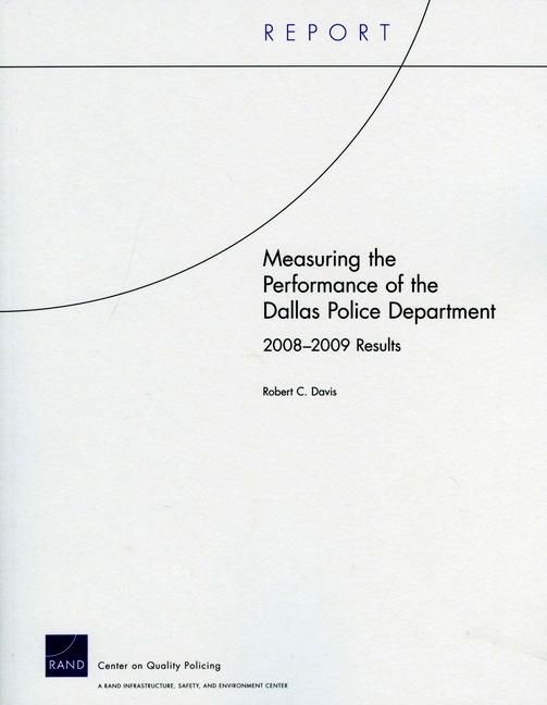 Produktbild: Measuring the Performance of the Dallas Police Department